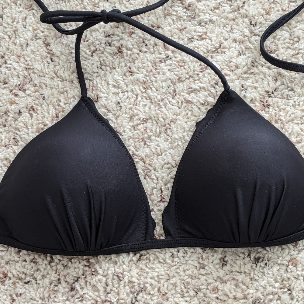 No boundaries swim top black padded size medium